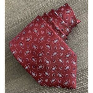 Brooks Brothers Makers & Merchants NEW 100% Italian Silk Neck Tie Paisley Preppy